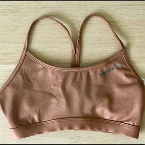 Reebok Studio PlayDry Metallic Sports Bra
